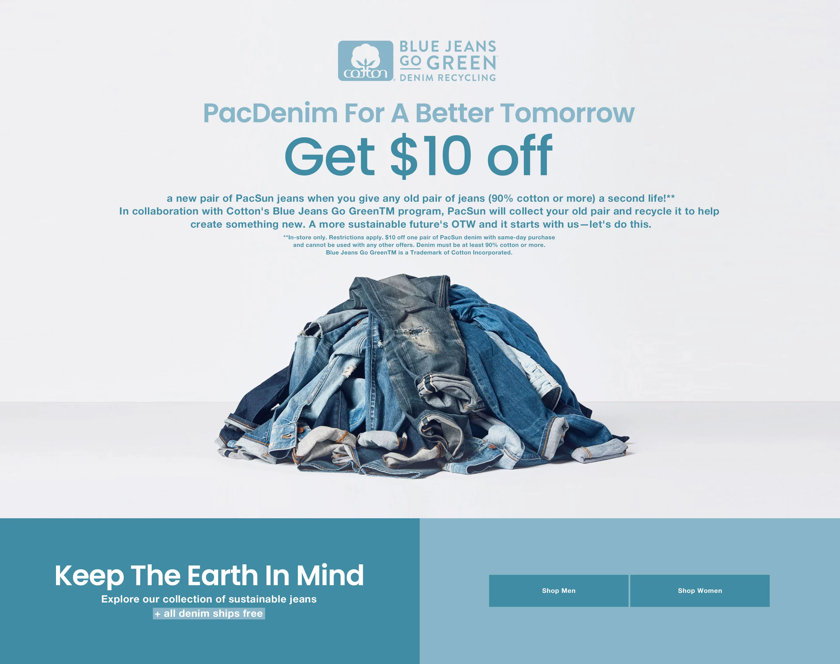 Sustainable Clothing PacSun