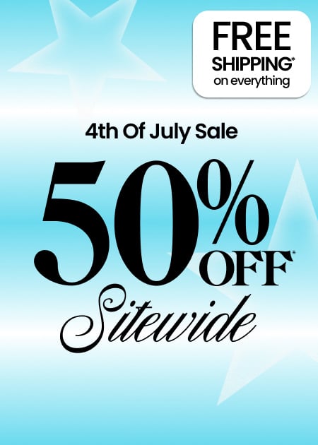 50% Off* Sitewide