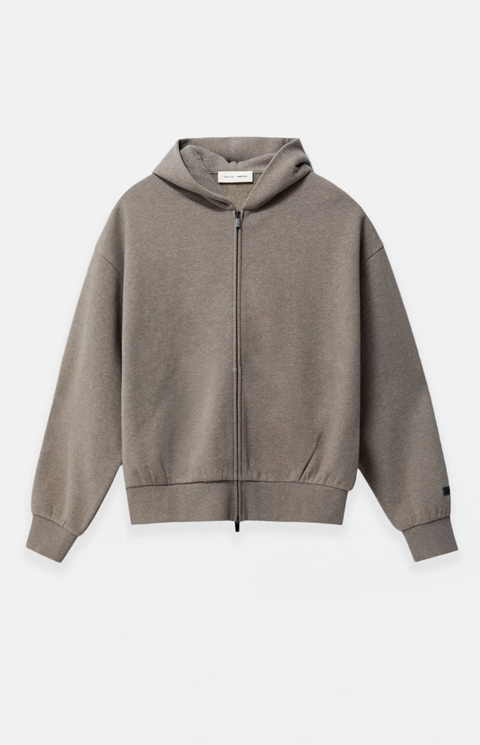 Fear of God ESSENTIALS Homestead Heather Classic Zip Up Hoodie
