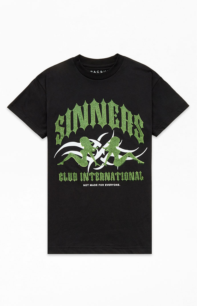 Sinner rhinestone hoodie deals