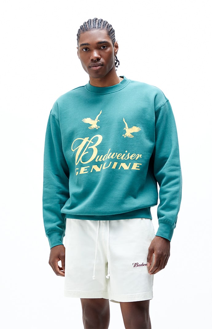 Budweiser crew hotsell neck