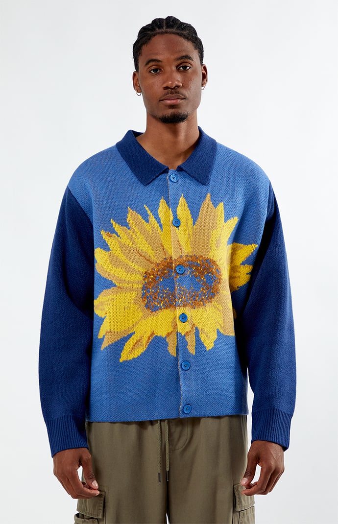 Advisry sunflower cardigan deals