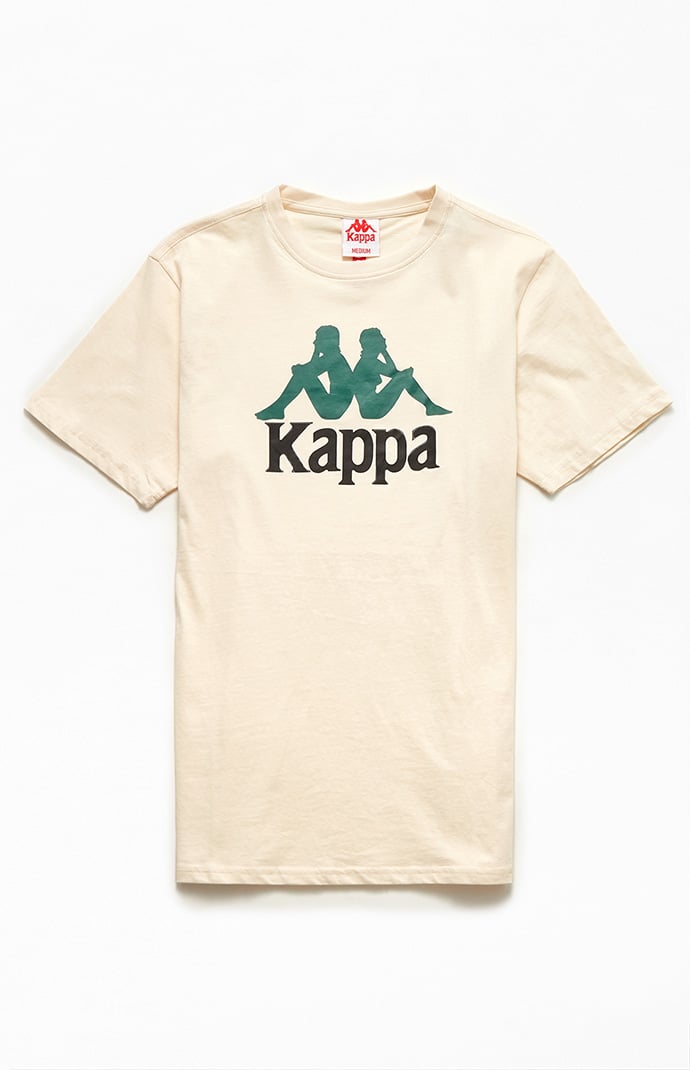 & | T-Shirt White Estessi Green PacSun Authentic Kappa