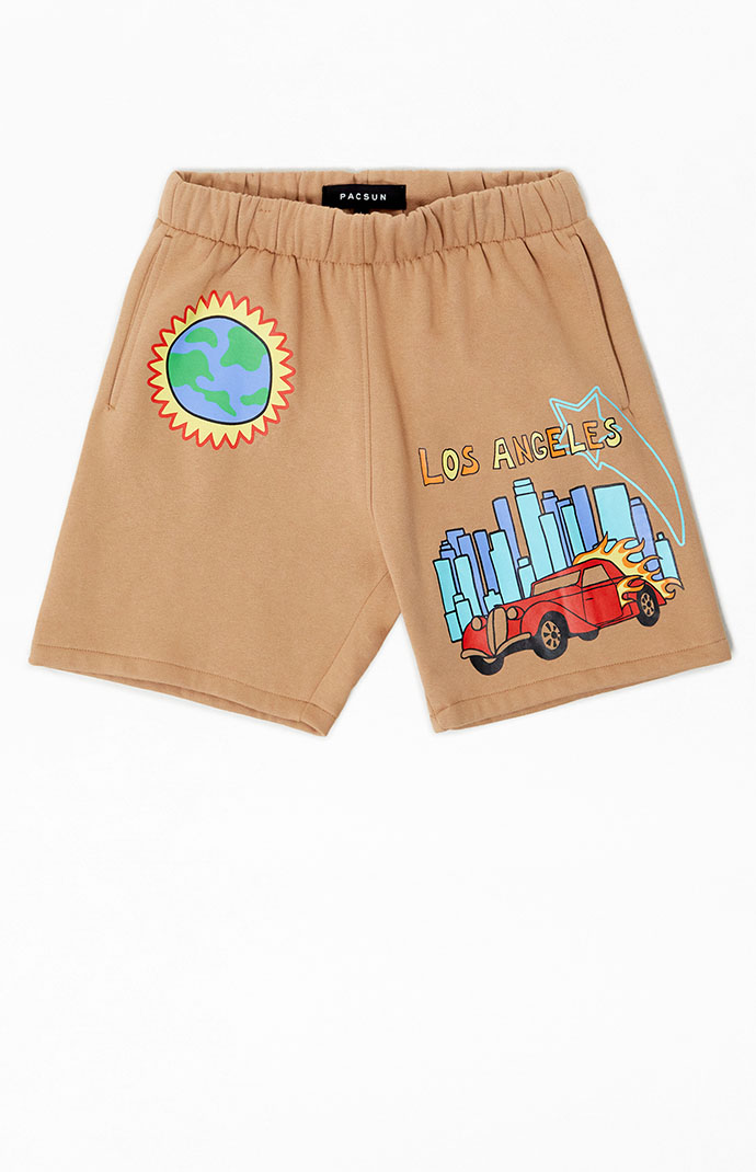 PacSun Car Fleece Shorts PacSun