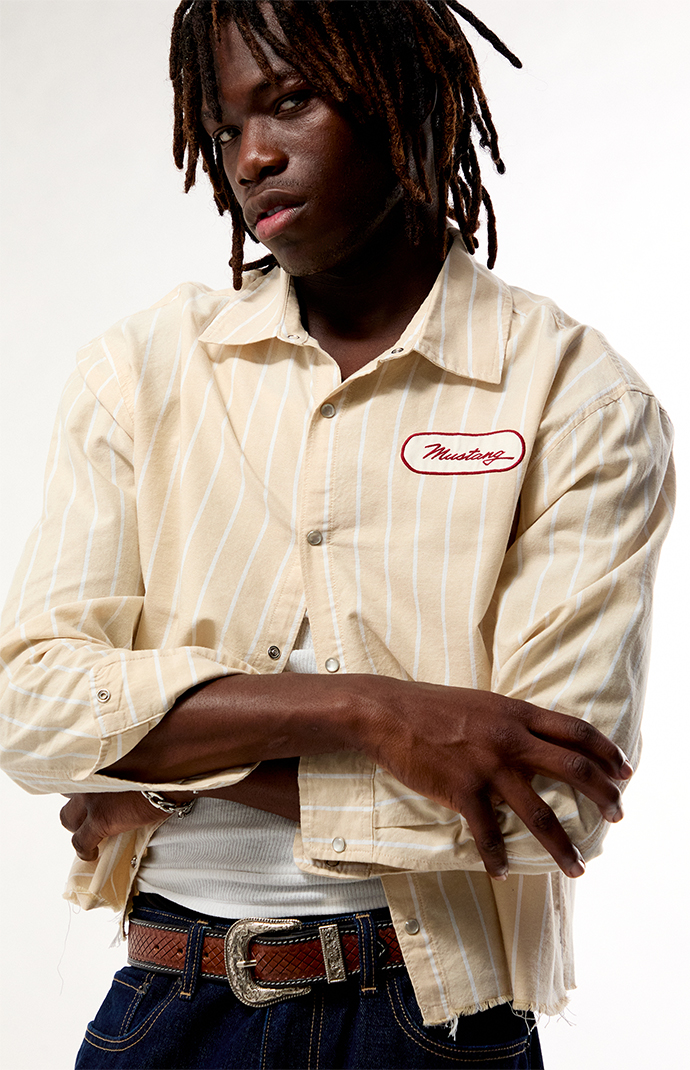 FORD Stang Striped Long Sleeve Shirt | Pacsun