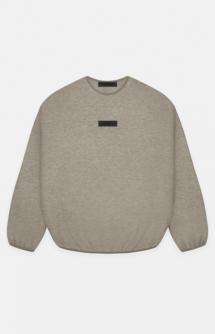 人気話題！FEAR OF GOD ESSENTIALS 3D Crewneck Gray Fear of God Essentials 3D Silicon Applique Crewneck Gray