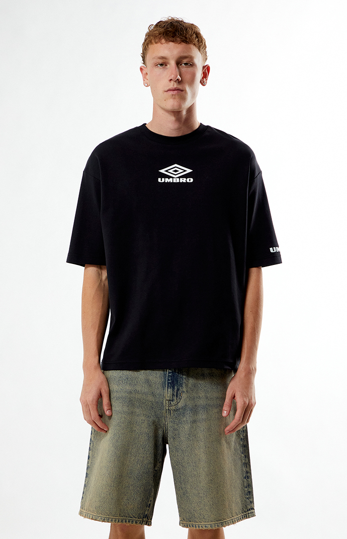 Umbro x PacSun Black Short Sleeve T-Shirt | PacSun Umbro x PacSun Black Short Sleeve T-Shirt | PacSun