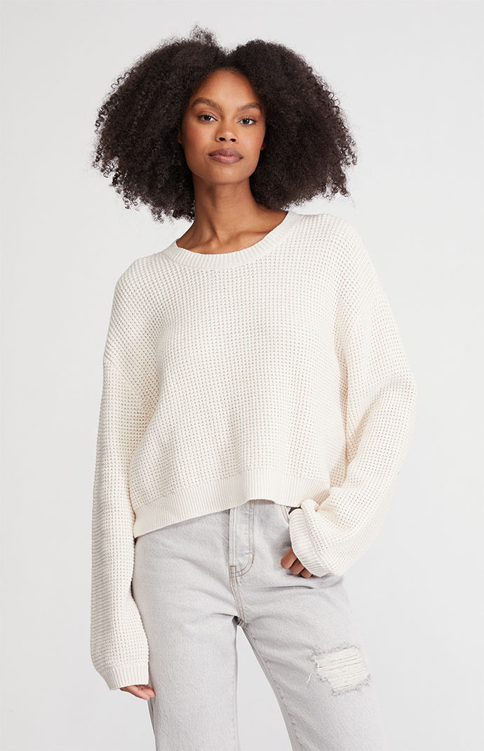 LA Hearts Waffle Knit Babe Sweater | PacSun