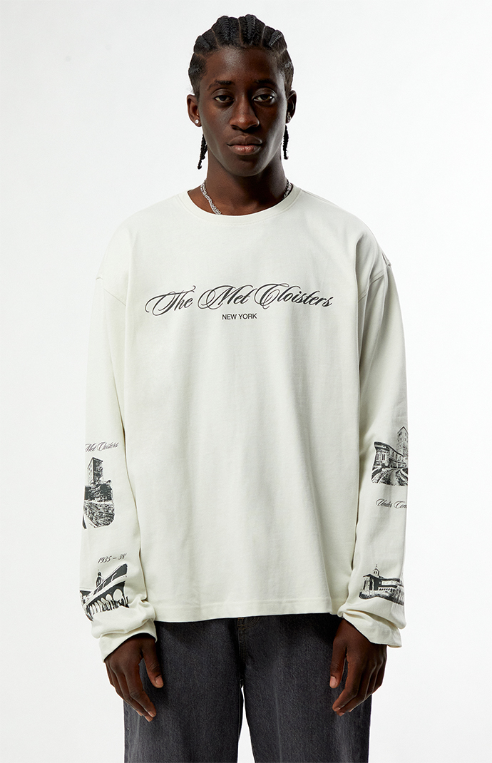 The Met x Pacsun Cloisters Oversized Long Sleeve T-Shirt | Pacsun