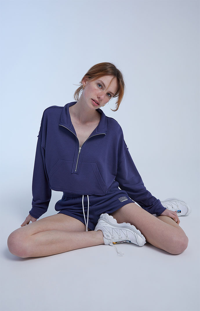 トップス HALF SLEEVE SWEAT SHIRT oblada Women Half Zip Oversized Sweatshirts Quarter Zip Pullover