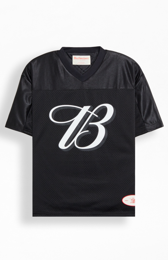 Budweiser By PacSun Logo Mesh Jersey T-Shirt | Pacsun