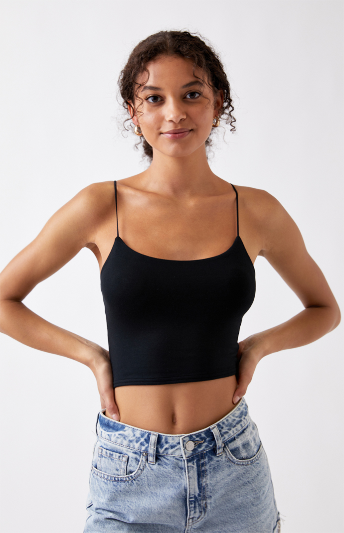 PS Basics by Pacsun Easy Cropped Cami Tank Top