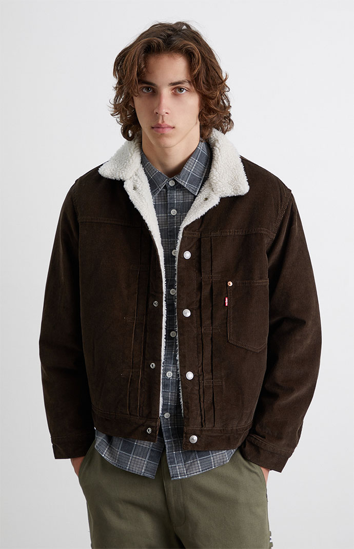 Levis brown cord jacket outlet