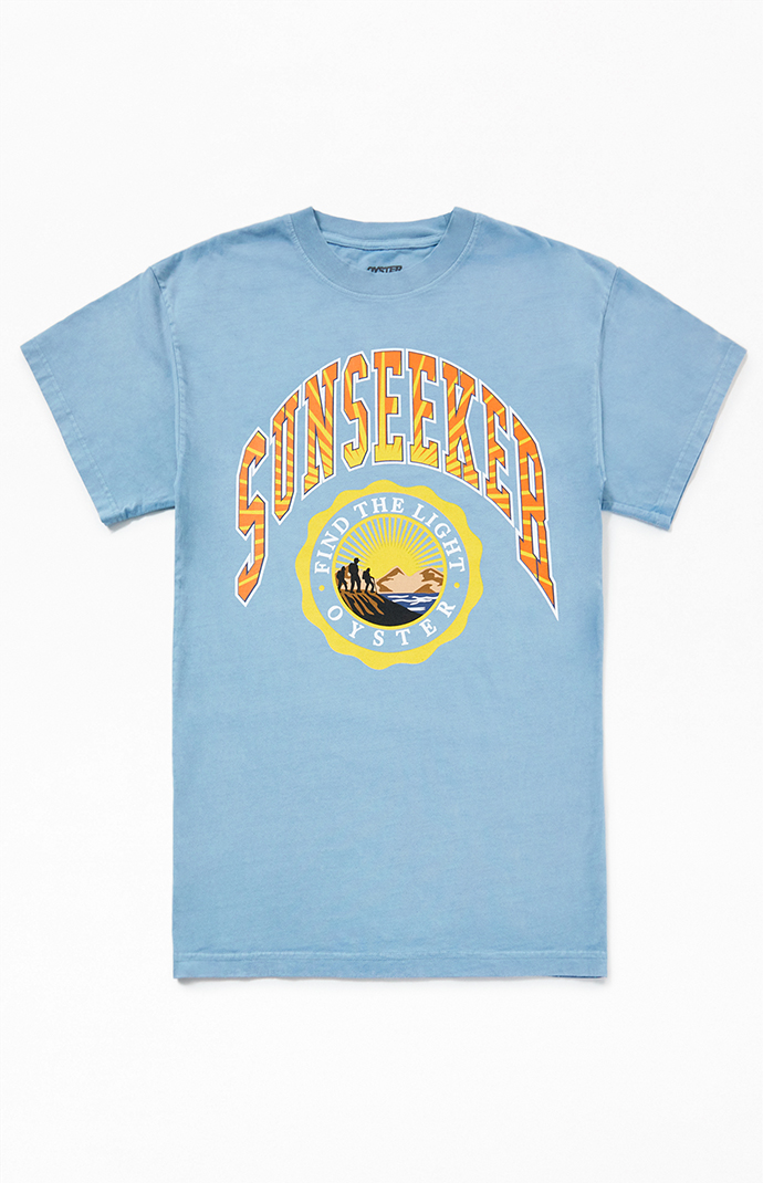Oyster Expedition Men s Sunseeker T Shirt in Blue Size Medium