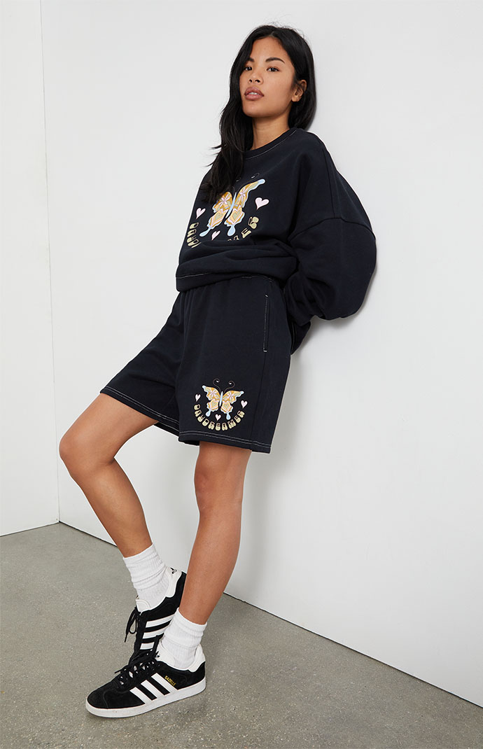 【IFYOUWANT】BUTTERFLY Sweat short pants BUTTERFLY VIBE Big Kids' High Waist Shorts | PUMA