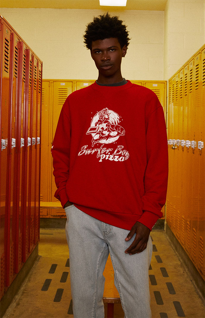 Stranger Things x PacSun Surfer Boy Crew Neck Sweatshirt PacSun