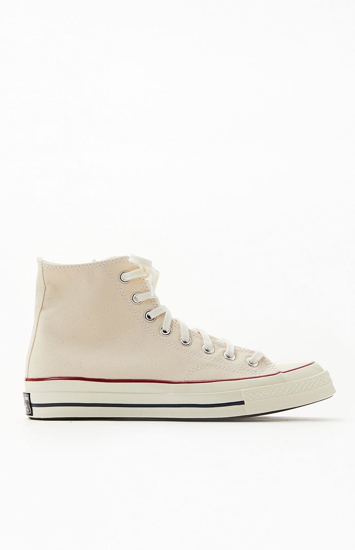 Converse cream top hi tops