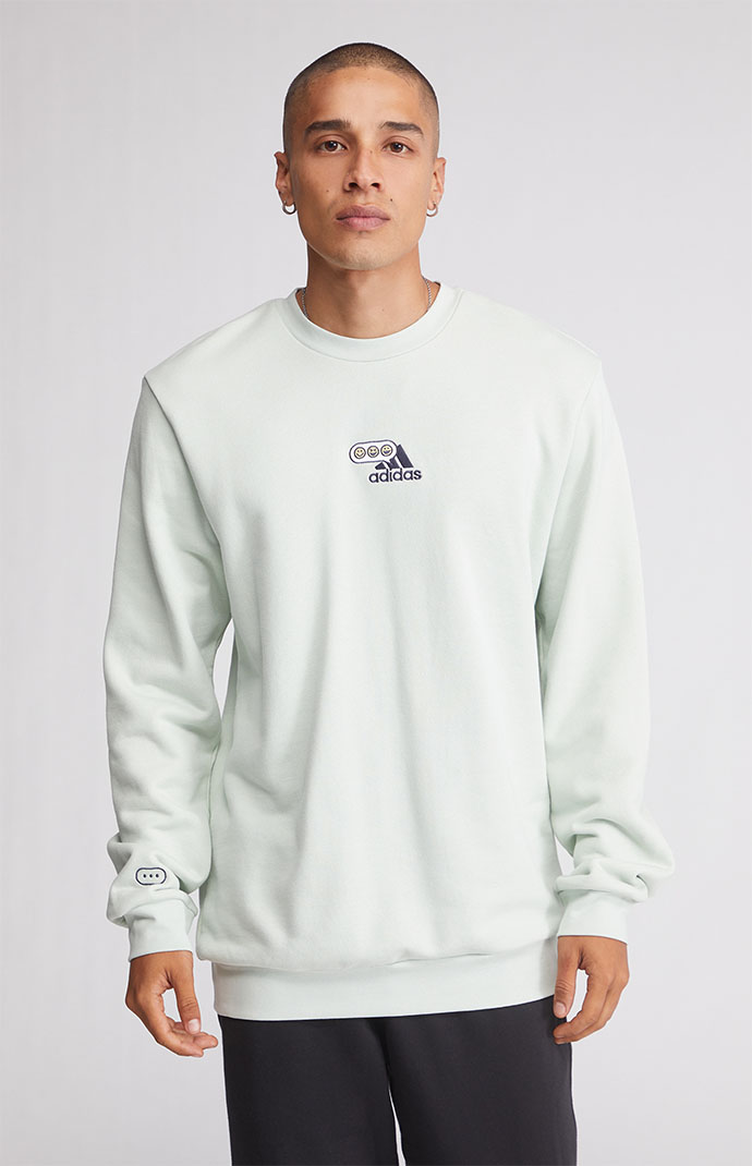 Adidas graphic crew neck sweatshirt store