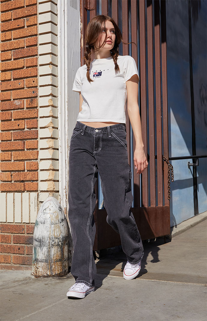 PacSun Black Low Rise Carpenter Pants