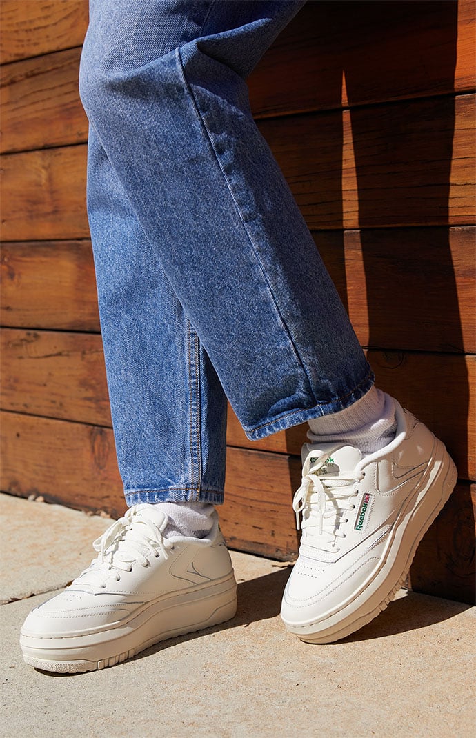 Reebok Women s Beige Club C Extra Sneakers PacSun