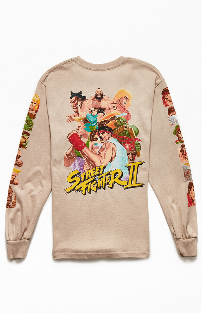 Street fighter long sleeve shirt clearance