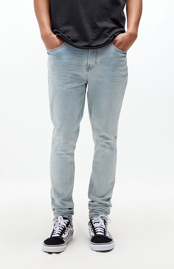 PacSun Light Indigo Skinny Active Jeans PacSun