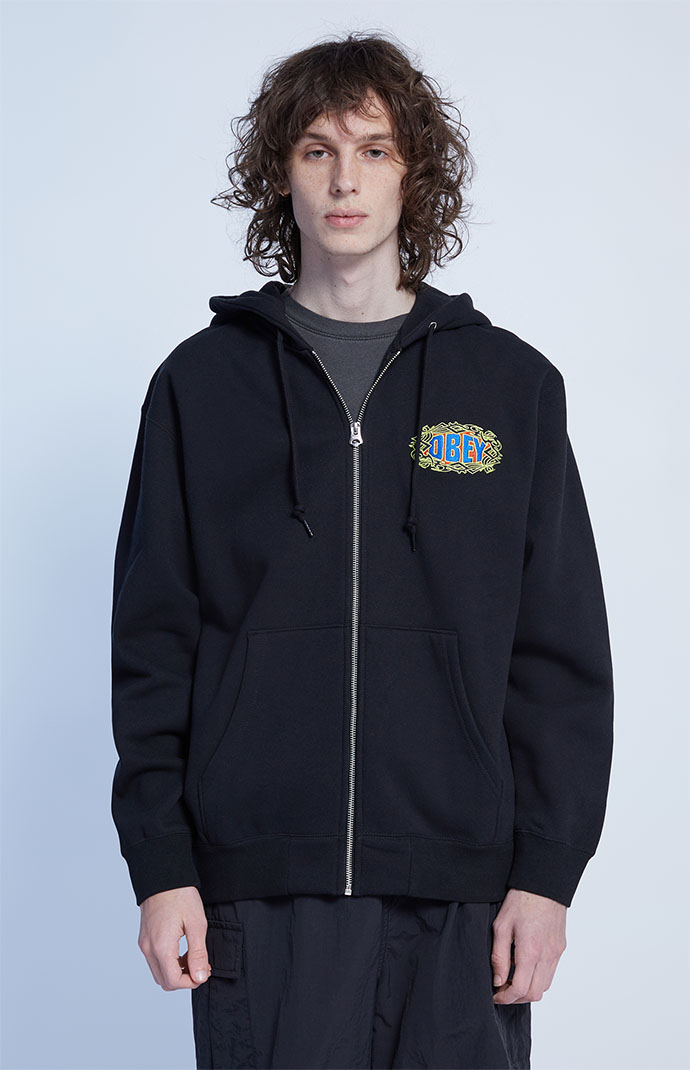 Obey Tribal Full Zip Hoodie | PacSun