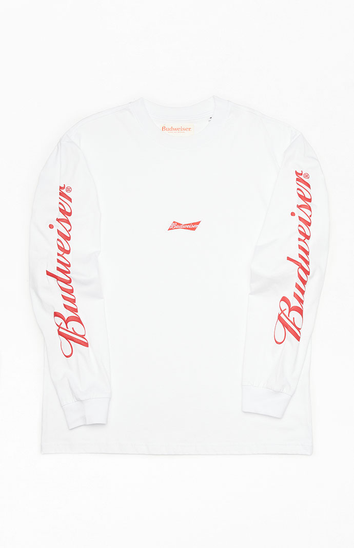 ★23AW★Wasted Youth x Budweiser Long Sleeve T-shirt Wasted Youth x Budweiser Black T-Shirt Size 2XL Cotton | eBay