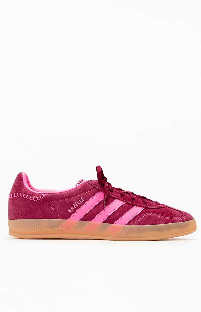 adidas Gazelle Indoor W ピンク24.0 adidas Women's Pink Gazelle Indoor Sneakers | PacSun