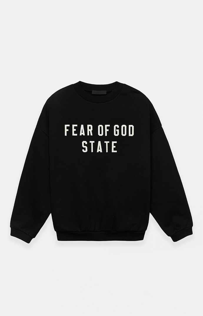 高質で安価 Heavy Black Essentials God of Fear Crew PacSun | Sweatshirt Neck パーカー