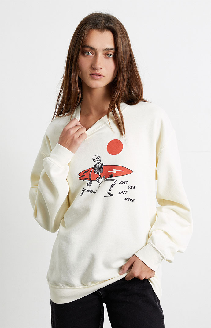 Pacsun wave sweatshirt on sale