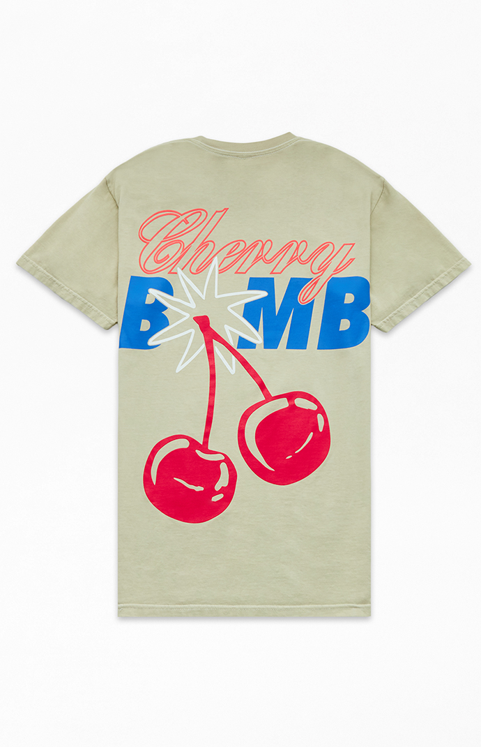 【PORTERNA】25SS★ PRTN) Cherry Graphic Short Sleeve T-Shirt Short sleeve graphic print T-shirt - PULL&BEAR