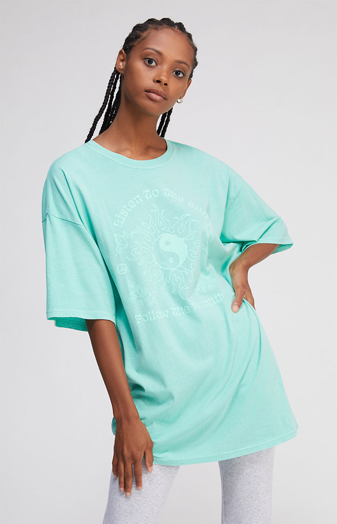 Golden Hour Listen To The Sun Oversized T Shirt PacSun