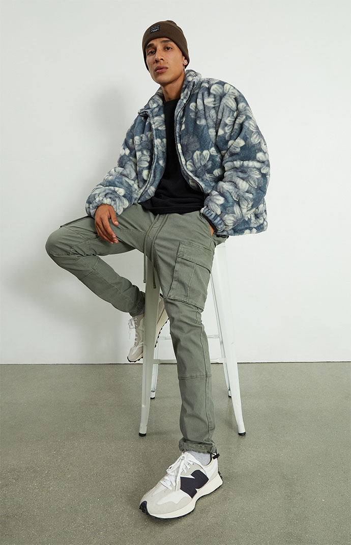 Skinny cargo shorts mens