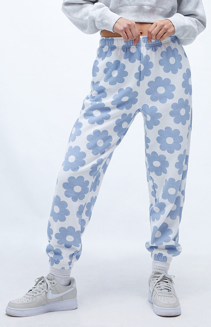 Flower sweatpants clearance
