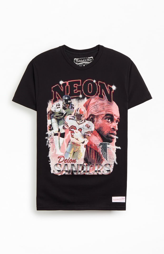 最新☆デイオン・サンダースTシャツ☆Deion Sanders☆お早めに！ Mitchell & Ness Neon Deion Sanders T-Shirt | PacSun