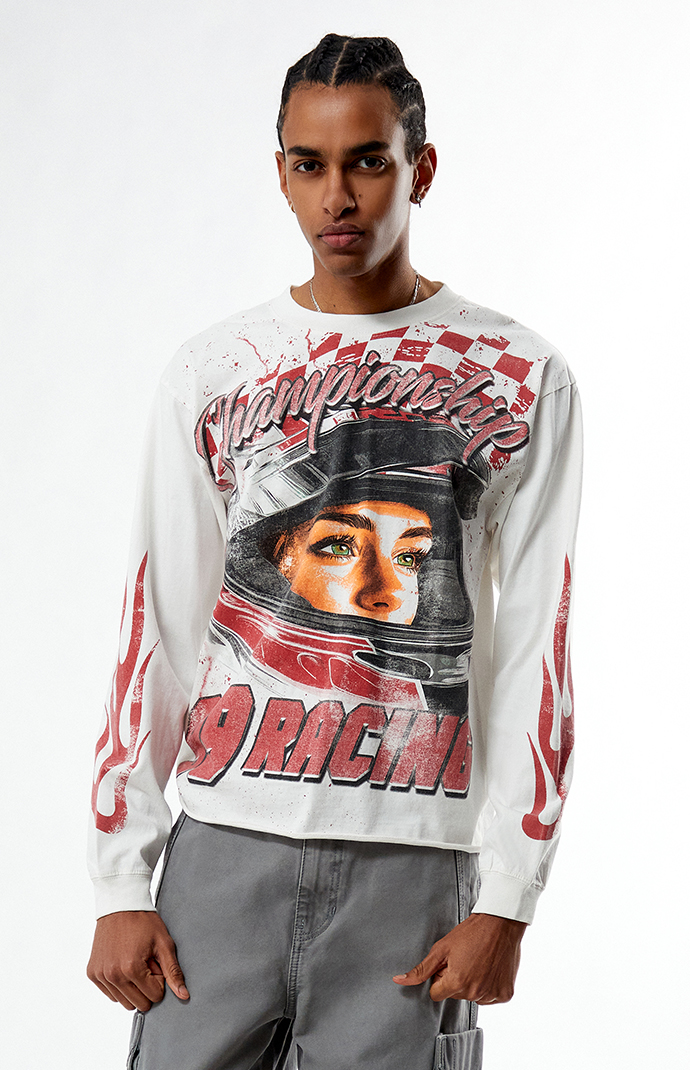 Pacsun 99 Racing Cropped Long Sleeve T-Shirt | PacSun