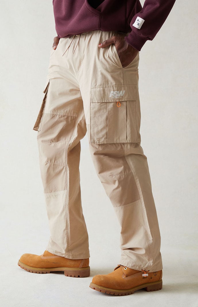 PacSun Tan Baggy Cargo Pants PacSun