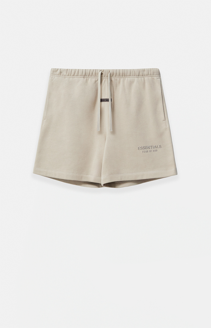 Fear of God ESSENTIALS Kids Timber Fleece Soccer Sweat Shorts | Pacsun