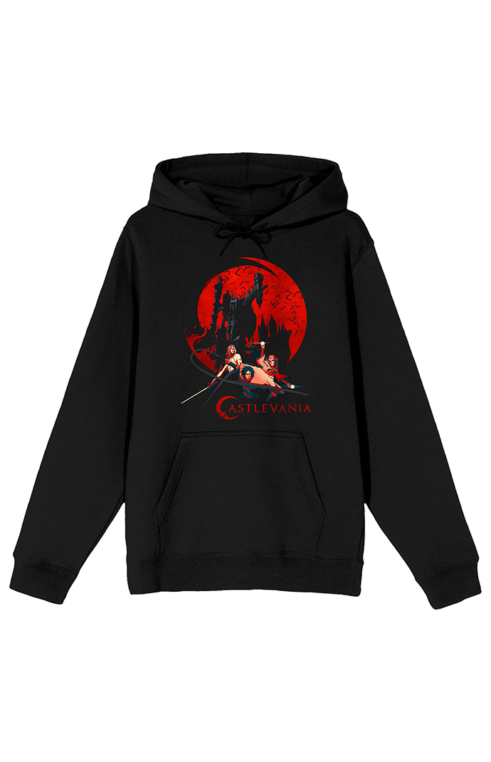Red adidas hoodie best sale pacsun