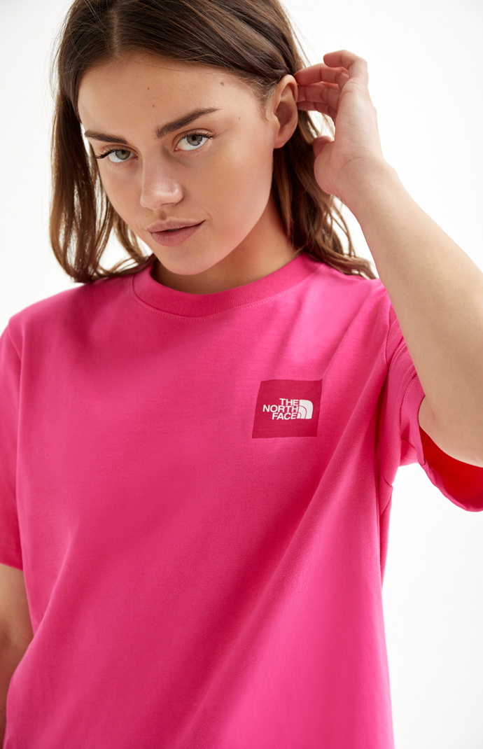 The North Face Pink Heavyweight Box T 