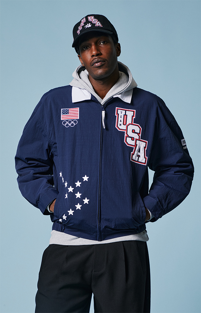 Olympics Milano Cortina Team USA One For All Star Studded Jacket