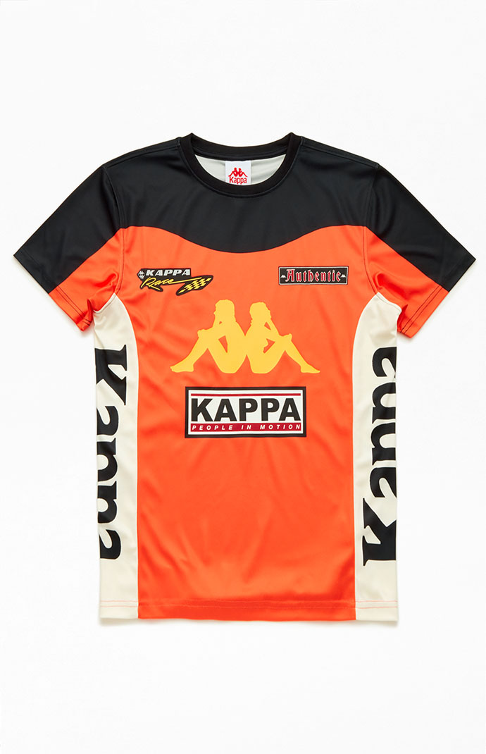 Orange kappa discount t shirt