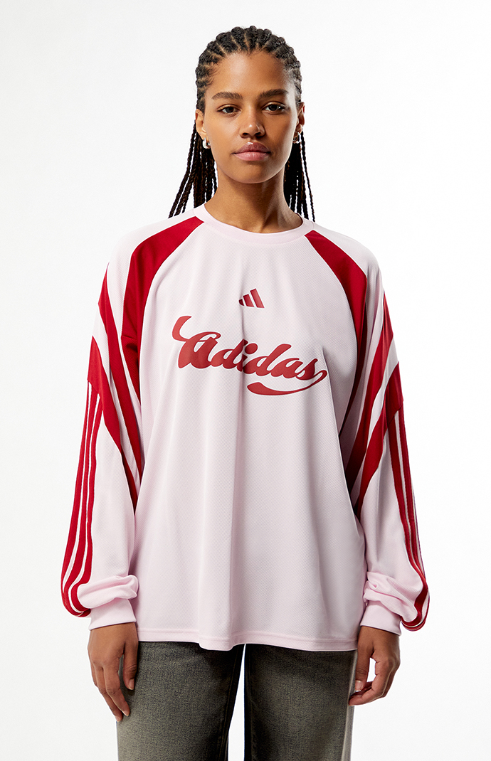 adidas Pink Her Long Sleeve Jersey | Pacsun