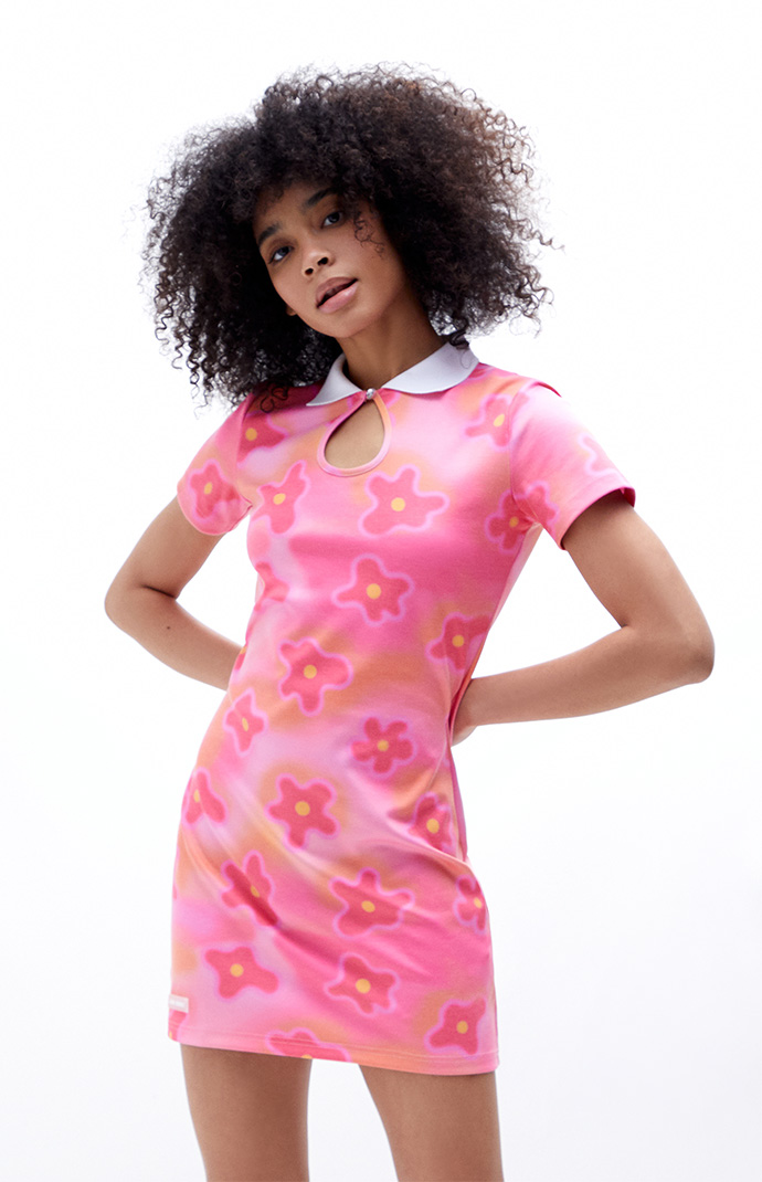 Lazy oaf on sale pink velvet dress