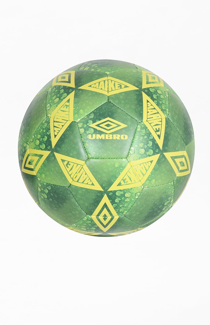 Umbro x Market Studios Green Soccer Ball | Pacsun
