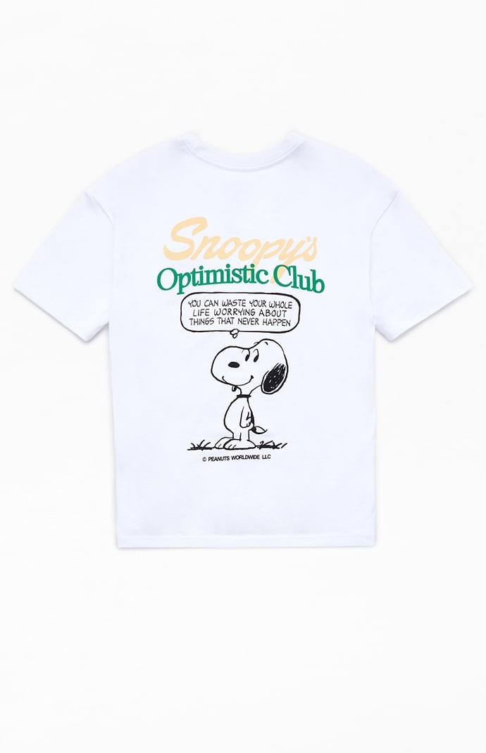 新しい Kids Snoopy's Optimistic Club T-Shirt | PacSun Tシャツ(半袖+袖なし)