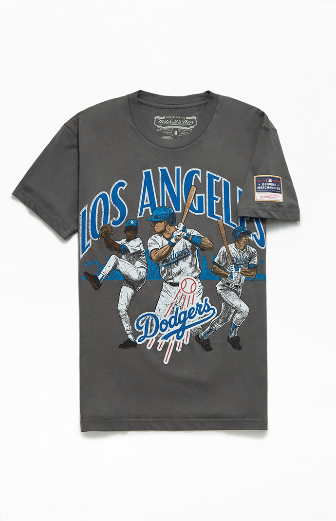 mitchell and ness dodgers t shirt