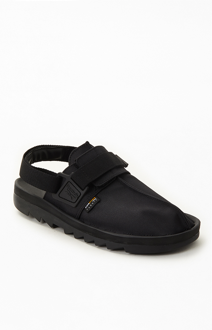 Reebok Black Beatnik Sandals | PacSun