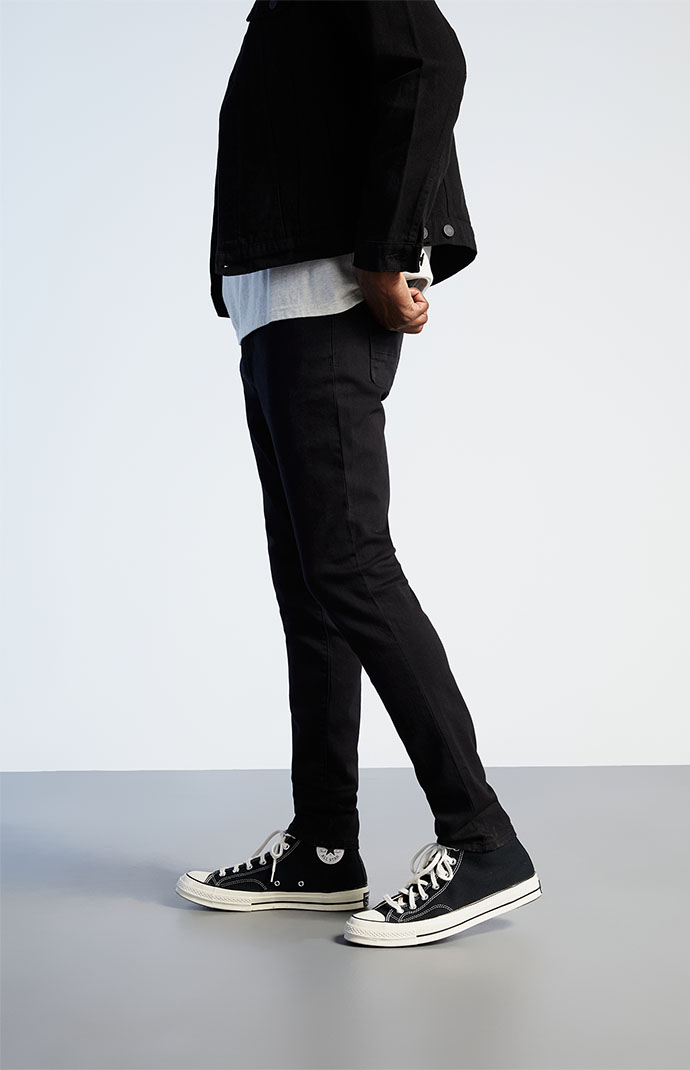 Black skinny jeans pacsun clearance